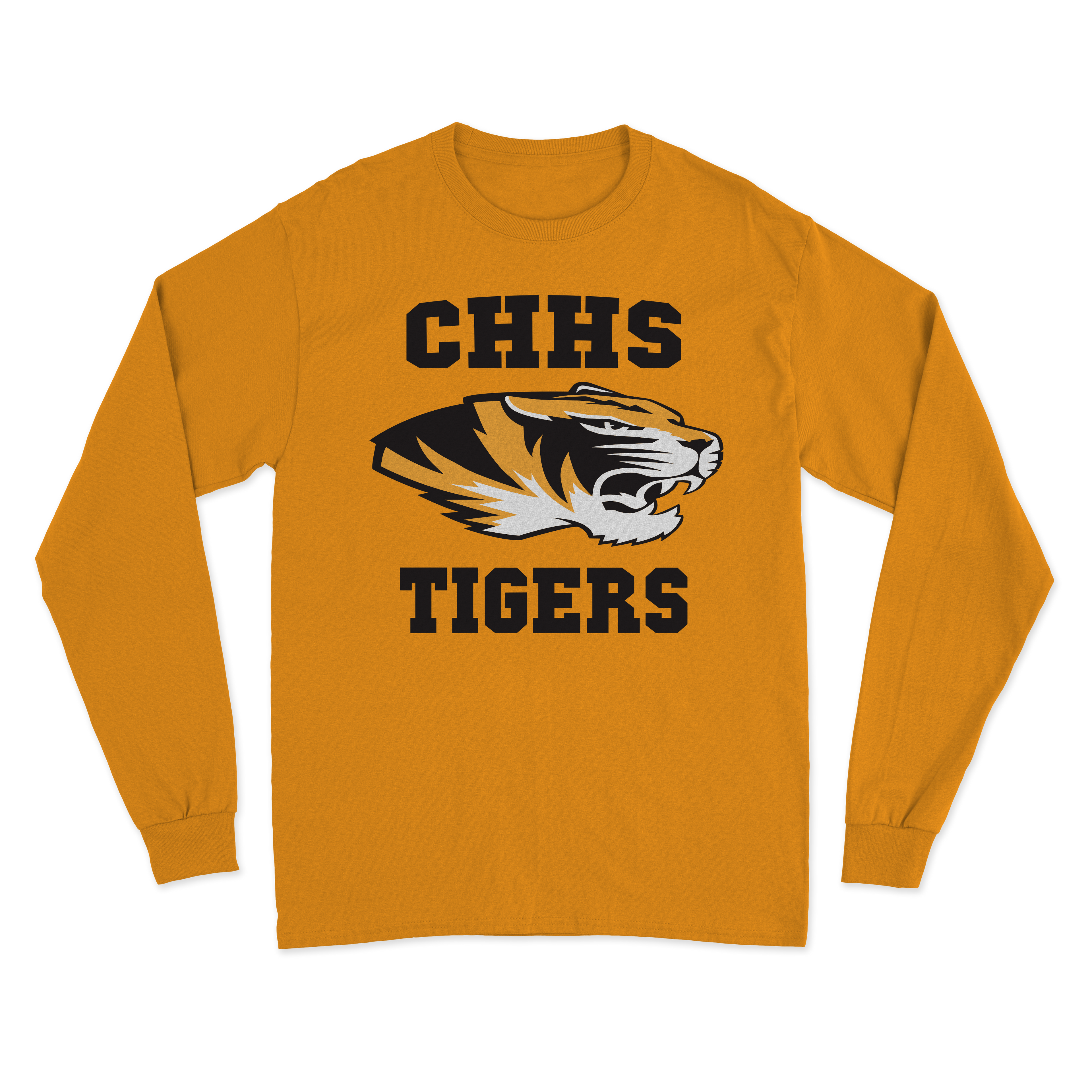 100% Cotton CHHS Tigers Long Sleeve Tee image 2