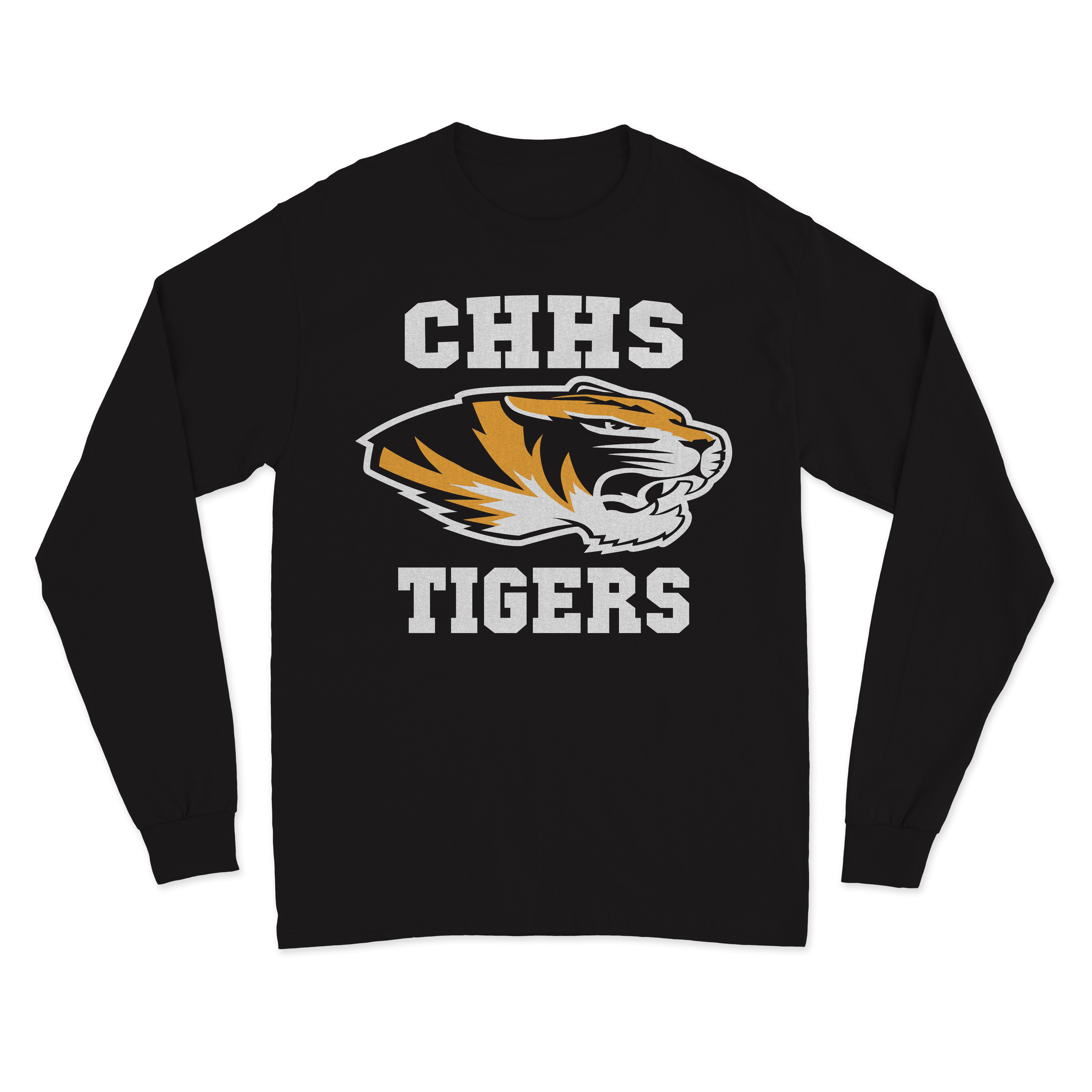 100% Cotton CHHS Tigers Long Sleeve Tee image 4