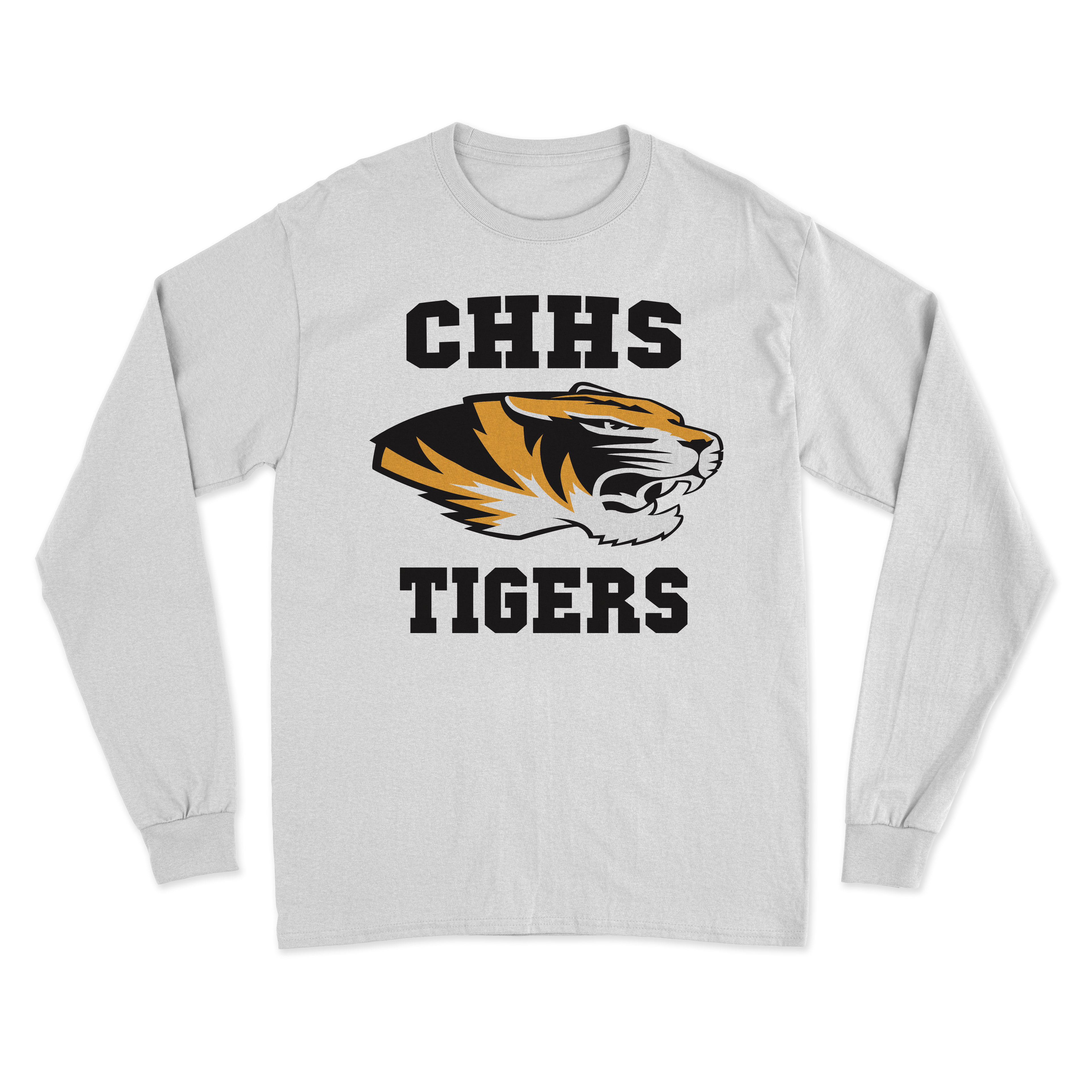100% Cotton CHHS Tigers Long Sleeve Tee image 0