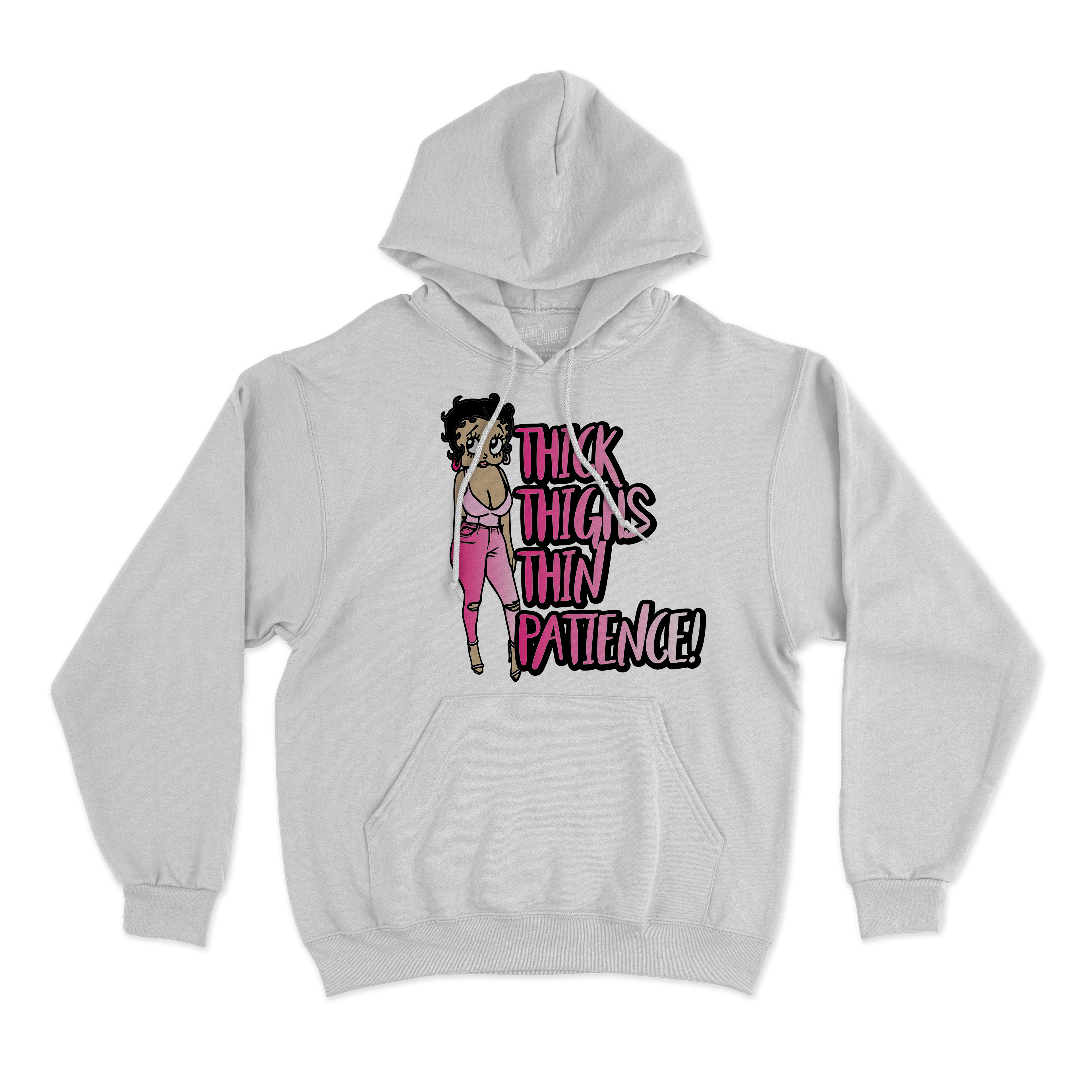 Thick Thighs Thin Patience Pink image 1